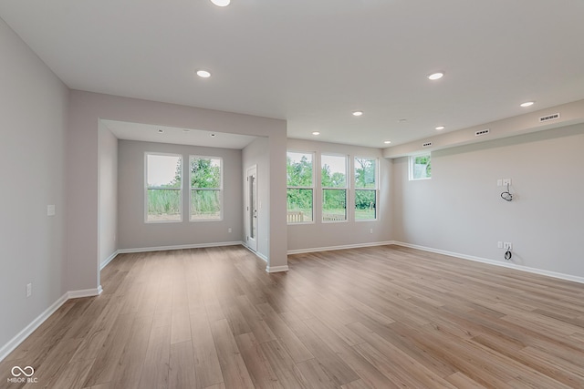 9751 Behner Dr, Fishers, IN 46250 - spare room featuring recessed lighting and light wood finished floors