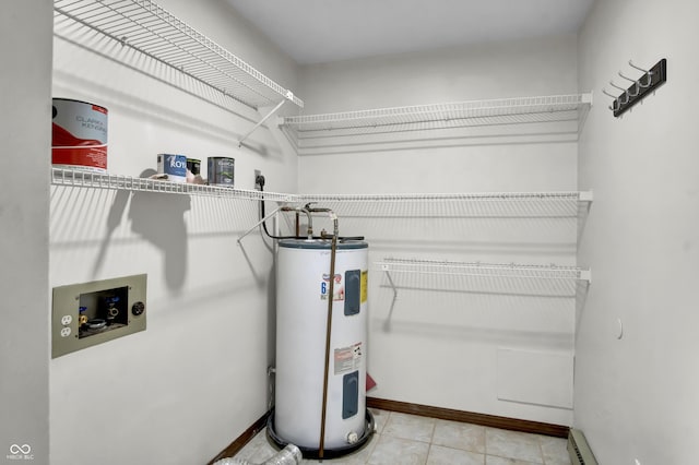 168 Midway Ct S, Hope, IN 47246 - utility room with water heater