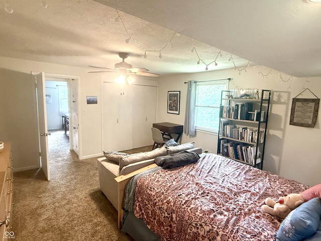 2615 Alexandria Pike, Anderson, IN 46012 - carpeted bedroom featuring a ceiling fan and a closet