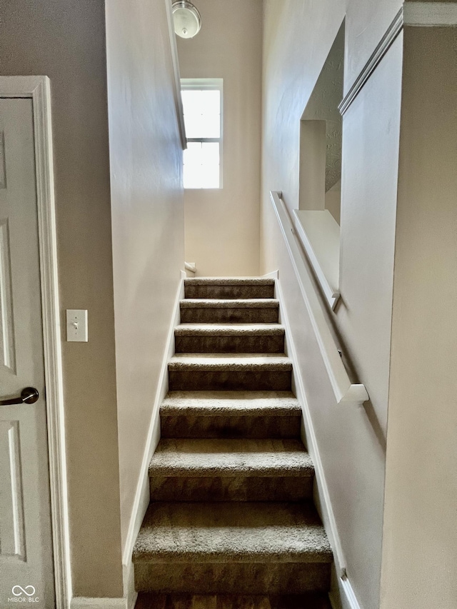 13859 Keams Dr, Fishers, IN 46038 - stairs featuring baseboards