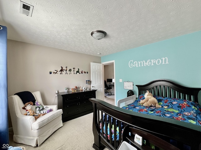 13859 Keams Dr, Fishers, IN 46038 - bedroom with carpet and a textured ceiling