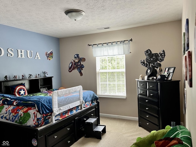 13859 Keams Dr, Fishers, IN 46038 - bedroom with light carpet and a textured ceiling