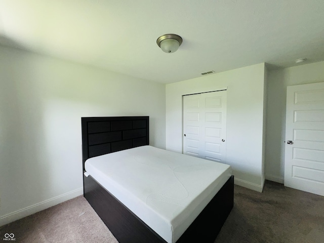 980 S Raylee Garden Dr, New Palestine, IN 46163 - bedroom with carpet and a closet