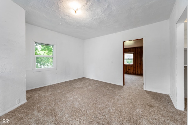 321 W Broad St, Spiceland, IN 47385 - unfurnished room featuring plenty of natural light, carpet flooring, and a textured ceiling