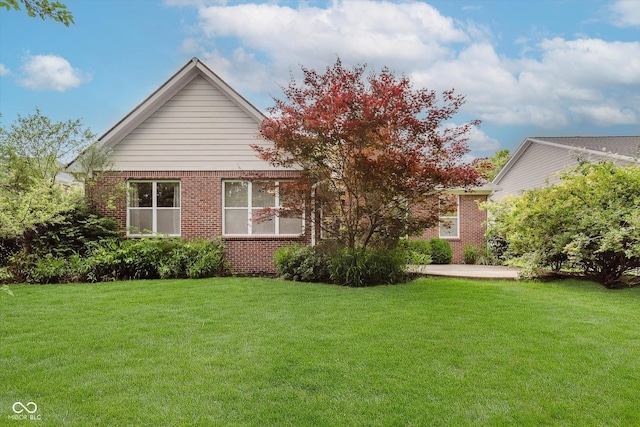 11074 Galley Way, Fishers, IN 46040 - back of property with brick siding and a lawn