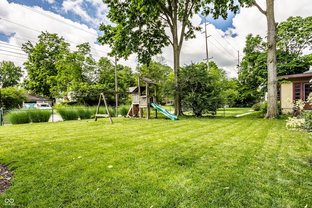 4904 N Washington Blvd, Indianapolis, IN 46205 - view of yard with a playground