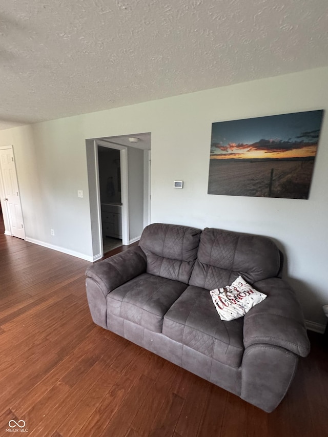 6027 Moonseed Cir, Indianapolis, IN 46203 - living room featuring wood finished floors and a textured ceiling
