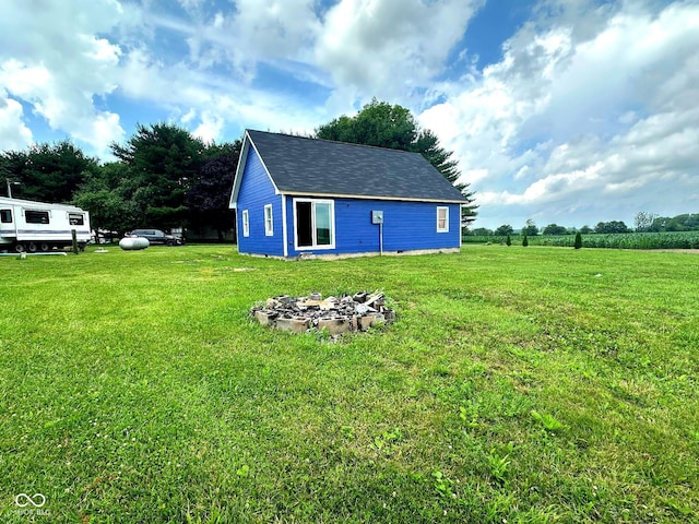 1842 S 850 E, Crawfordsville, IN 47933 - view of outdoor structure with an outdoor fire pit