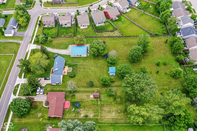 1624 Riley Rd, Lebanon, IN 46052 - aerial view of property and surrounding area with nearby suburban area