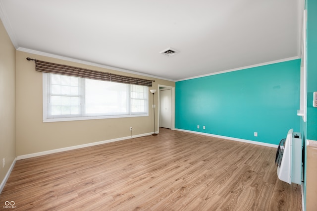 10500 S County Road 200 W, Muncie, IN 47302 - empty room featuring ornamental molding and wood finished floors
