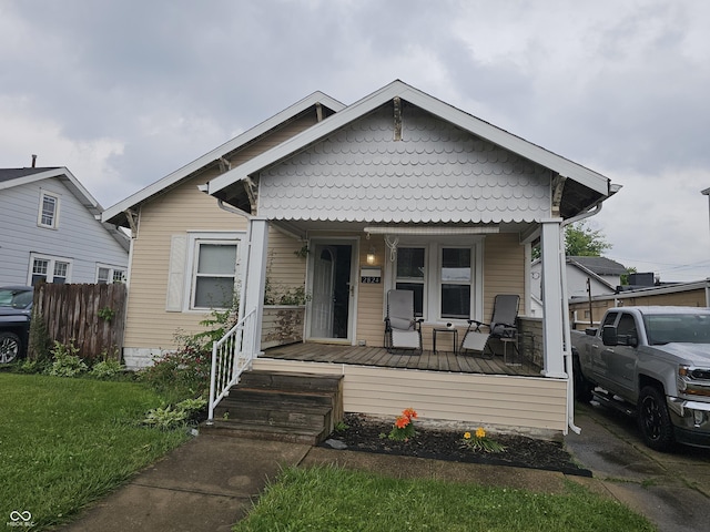 2824 Brown St, Anderson, IN 46016 - view of front of home with covered porch