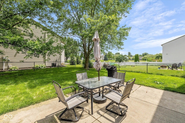 14523 Lee Stewart Ln, Fishers, IN 46038 - view of patio / terrace featuring outdoor dining area