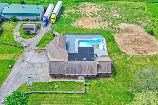 7165 W State Road 252nd Rd W, Edinburgh, IN 46124 - aerial view of property and surrounding area