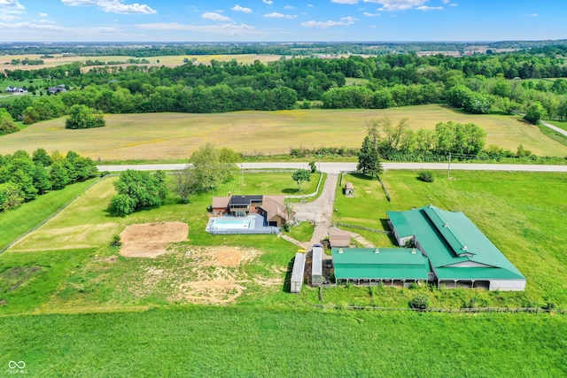7165 W State Road 252nd Rd W, Edinburgh, IN 46124 - overview of rural landscape featuring a tree filled landscape