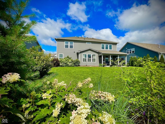 4281 Viewforth Ln, Bargersville, IN 46106 - back of property featuring a yard