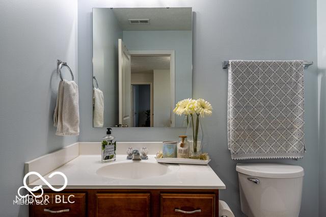 12584 Cold Stream Rd, Noblesville, IN 46060 - bathroom featuring vanity and toilet