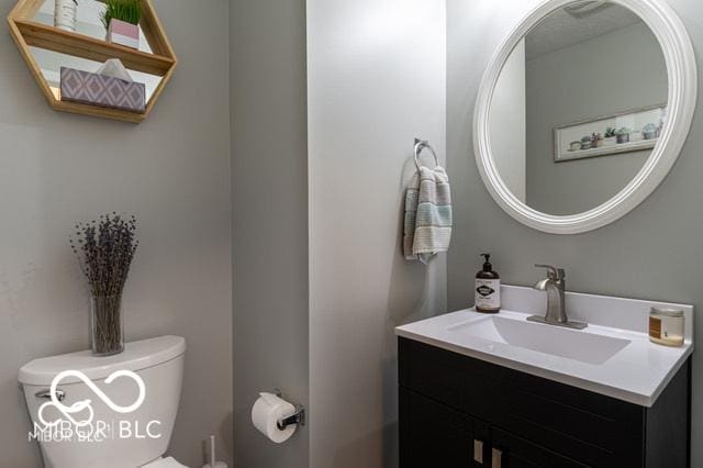 12584 Cold Stream Rd, Noblesville, IN 46060 - bathroom with toilet and vanity