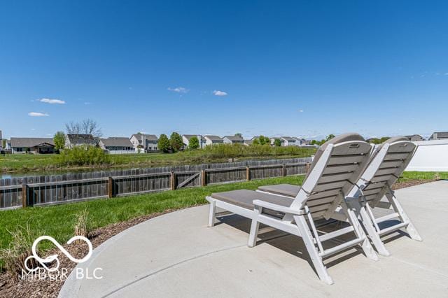 12584 Cold Stream Rd, Noblesville, IN 46060 - fenced backyard with a patio and a residential view