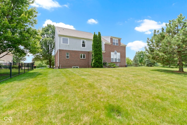 13624 Alston Dr, Fishers, IN 46037 - back of house with brick siding