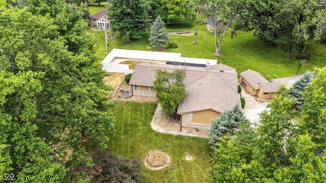 5982 Oak Hill E Dr, Plainfield, IN 46168 - aerial view of property and surrounding area