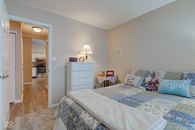 741 Chestnut Ln, Brownsburg, IN 46112 - bedroom with baseboards and light colored carpet