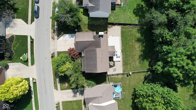 9831 Deering St, Fishers, IN 46037 - bird's eye view
