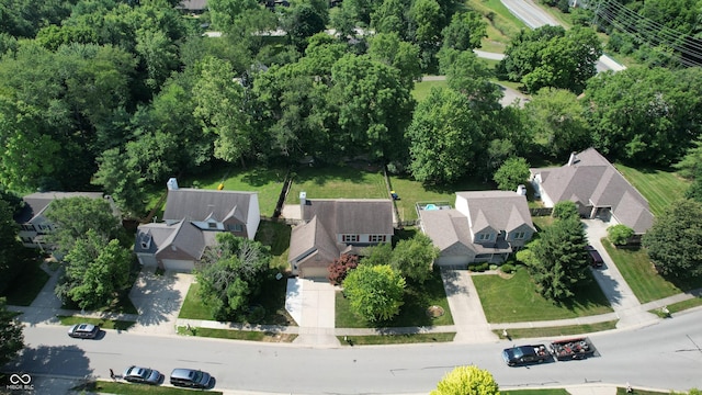 9831 Deering St, Fishers, IN 46037 - aerial perspective of suburban area