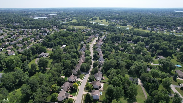 9831 Deering St, Fishers, IN 46037 - drone / aerial view of a forest