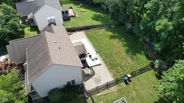 9831 Deering St, Fishers, IN 46037 - aerial view of property and surrounding area