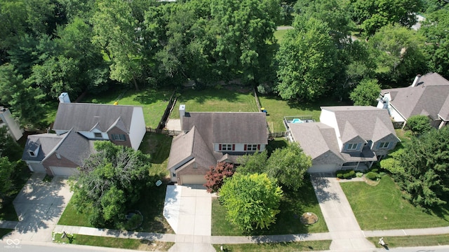 9831 Deering St, Fishers, IN 46037 - aerial view of residential area
