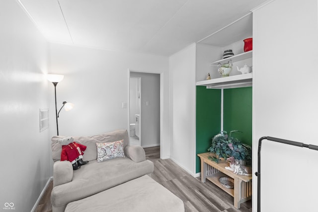 206 Allen Ln, Greenfield, IN 46140 - bedroom with wood finished floors and baseboards