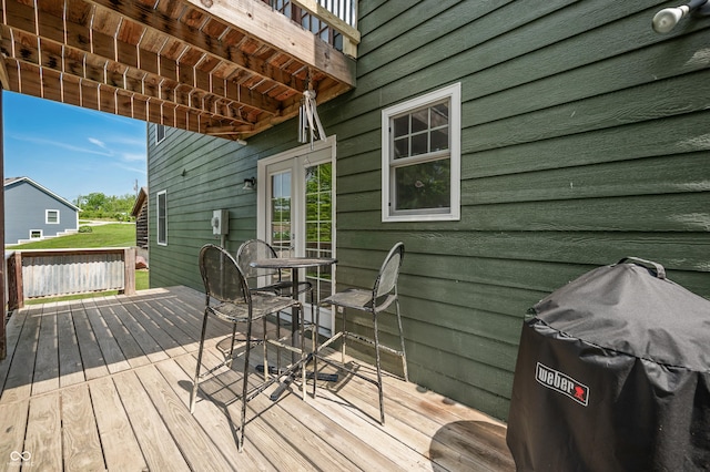 155 Hoover Dr, Princes Lakes, IN 46164 - view of deck