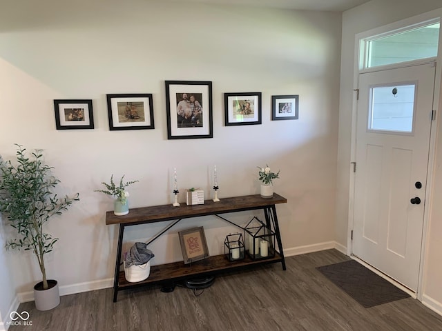 7270 W Stone Pass, New Palestine, IN 46163 - foyer with wood finished floors
