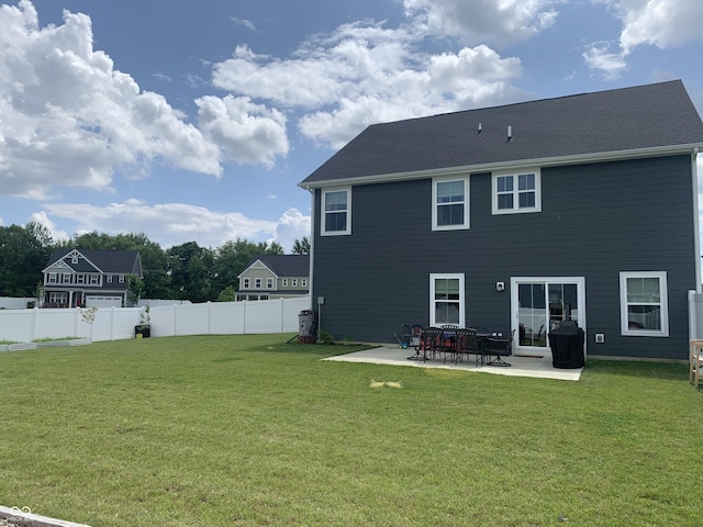 7270 W Stone Pass, New Palestine, IN 46163 - rear view of property featuring a patio