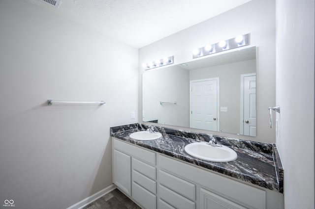 1336 Danielle Rd, Lebanon, IN 46052 - full bathroom with double vanity and wood finished floors