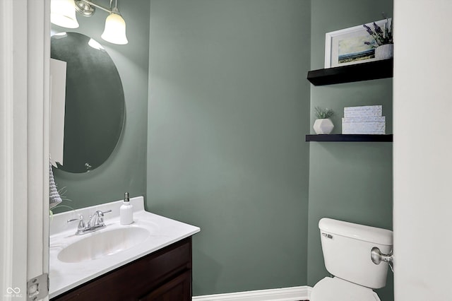 10587 Proposal Pointe Way, Fishers, IN 46040 - half bathroom featuring vanity and toilet