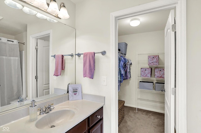 10587 Proposal Pointe Way, Fishers, IN 46040 - full bath with vanity and a spacious closet