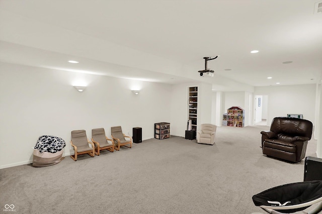 10587 Proposal Pointe Way, Fishers, IN 46040 - living area with carpet floors and recessed lighting