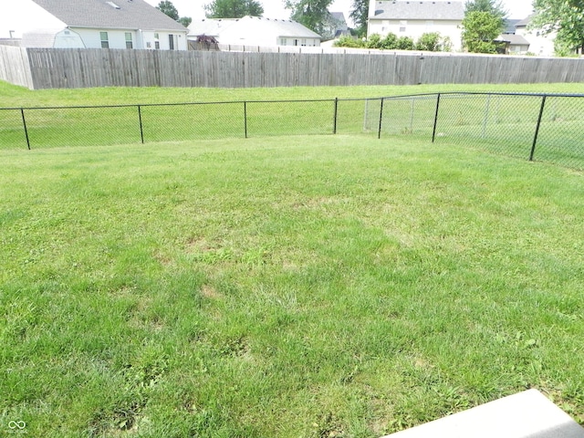 10178 Cornith Way, Avon, IN 46123 - fenced backyard featuring a residential view