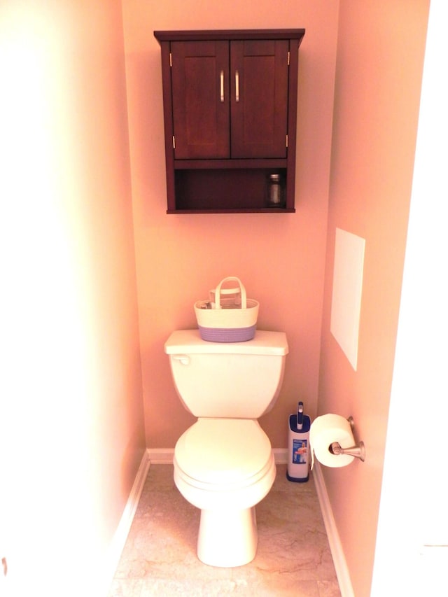 10178 Cornith Way, Avon, IN 46123 - bathroom with toilet and tile patterned floors