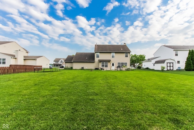 7710 Samuel Dr, Indianapolis, IN 46259 - rear view of property with a residential view