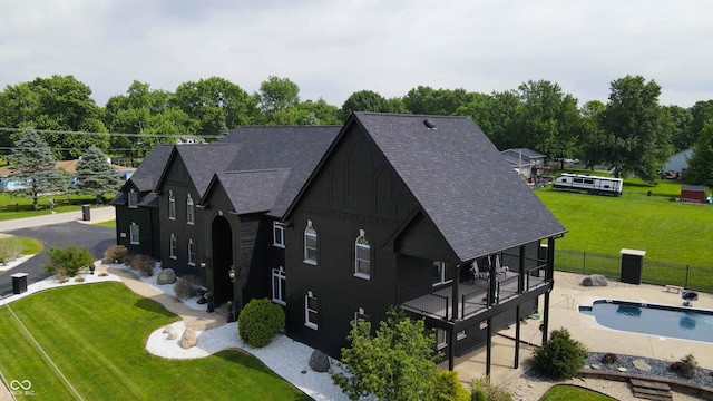 3306 Mullinix Rd, Greenwood, IN 46143 - rear view of property featuring a shingled roof