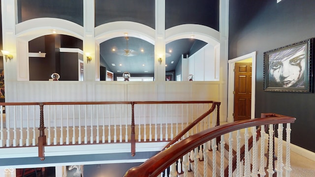 3306 Mullinix Rd, Greenwood, IN 46143 - hallway with baseboards