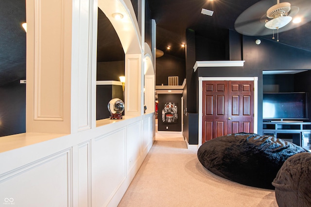 3306 Mullinix Rd, Greenwood, IN 46143 - hall featuring light colored carpet