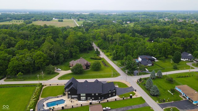 3306 Mullinix Rd, Greenwood, IN 46143 - drone / aerial view of a pool