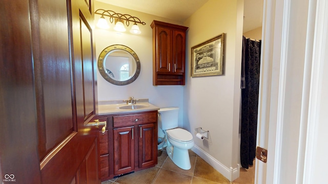 3306 Mullinix Rd, Greenwood, IN 46143 - bathroom with tile patterned flooring and vanity