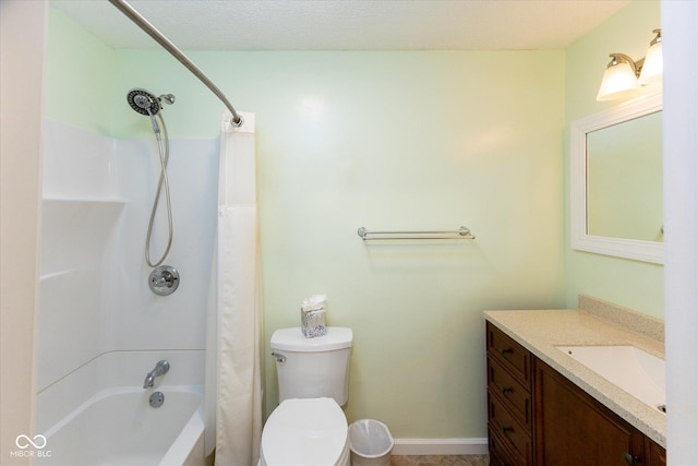 220 E Tilden Dr, Brownsburg, IN 46112 - full bathroom with vanity and shower / tub combo with curtain