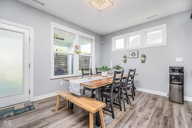 12634 Mustard Seed Ct, Fishers, IN 46038 - dining room featuring wood finished floors and baseboards