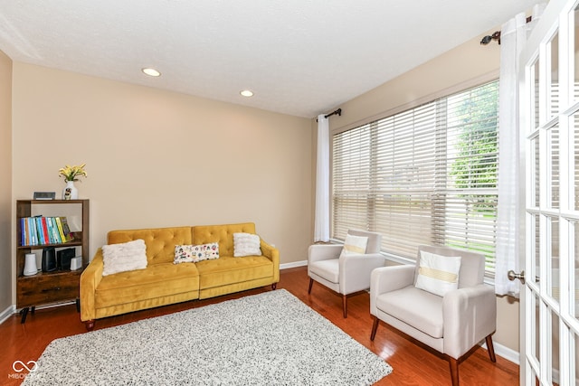 13700 Stanford Dr, Carmel, IN 46074 - living room featuring wood finished floors and recessed lighting