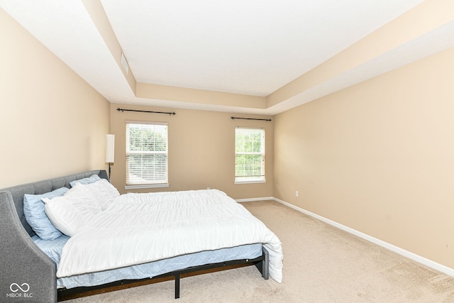 13700 Stanford Dr, Carmel, IN 46074 - bedroom featuring a raised ceiling and carpet flooring